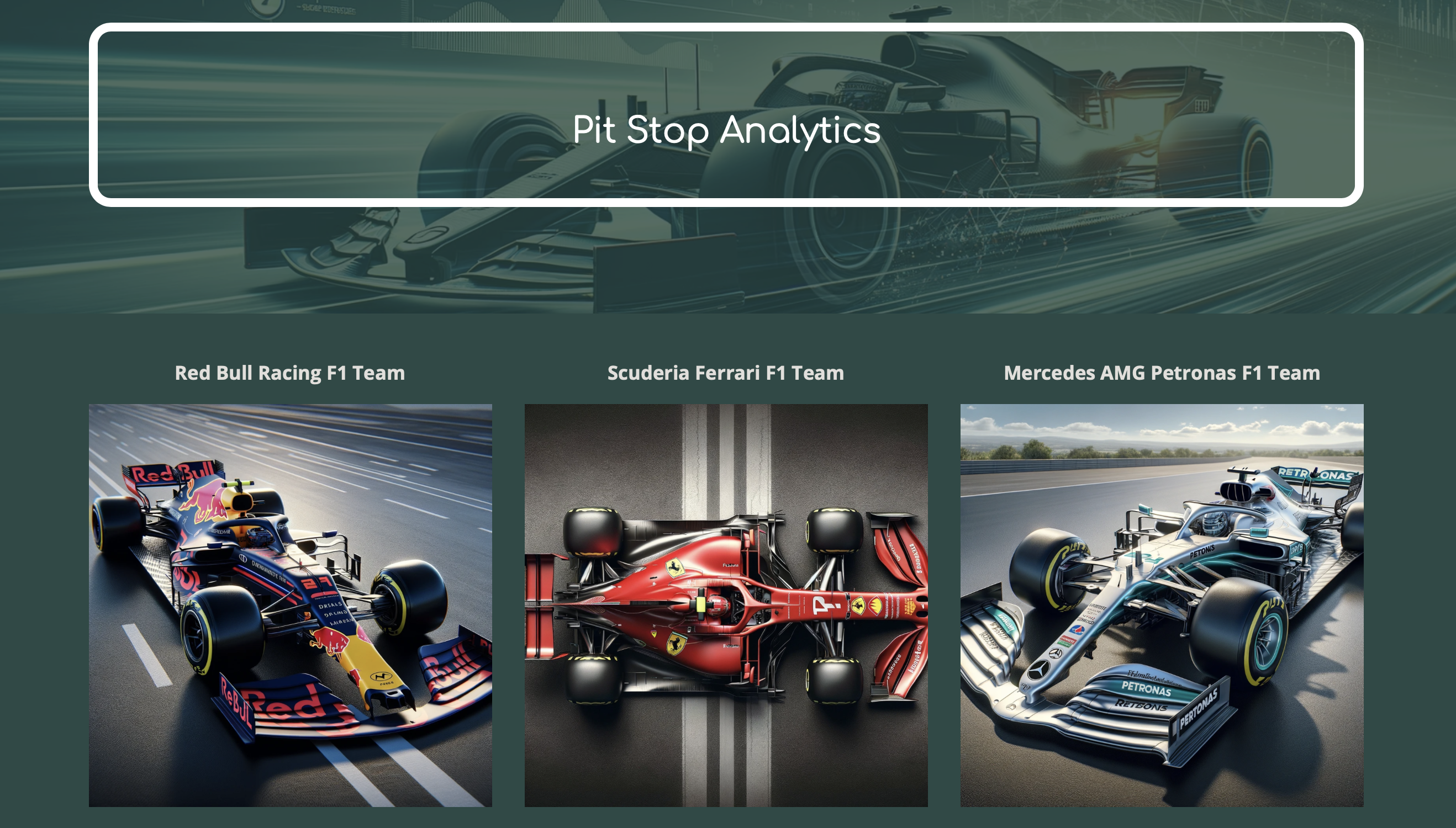 PitStopAnalytics – F1 Championship Predictor